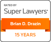 Super Lawyers 15 Years Brian Drazin