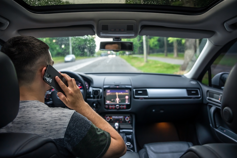 filing a claim for a distracted driving accident