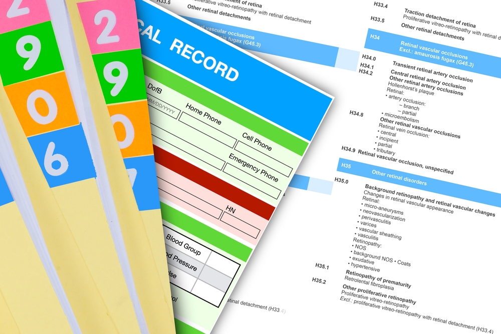 Medical records and insurance codes related to an Uber car accident, highlighting the importance of documenting injuries for a successful claim.

